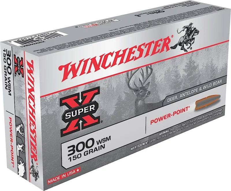 Winchester Ammo X300WSM1 Super X 300WSM 150gr Power Point 20 Per Box/10 Case