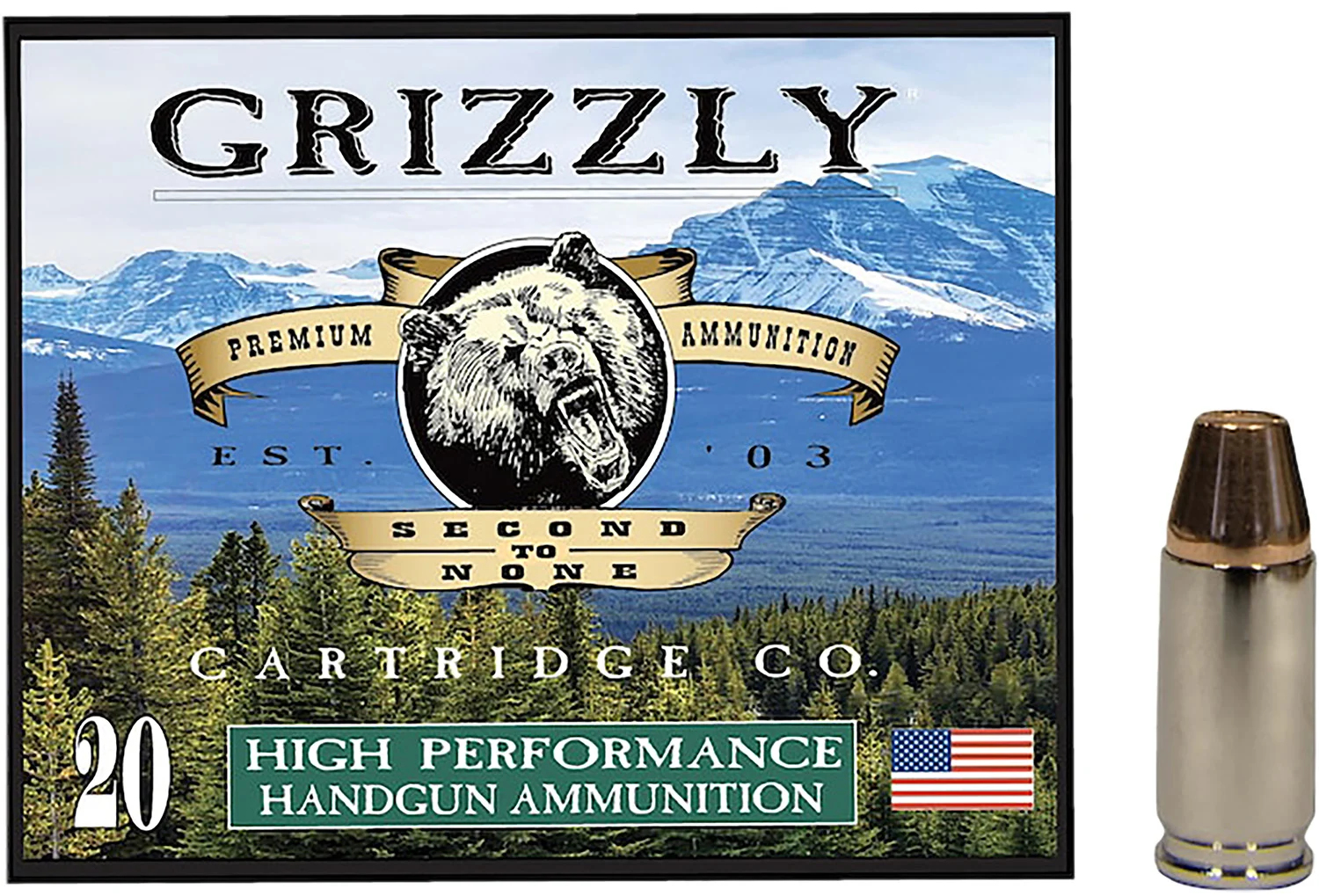 Grizzly-Ammo 9mm Luger 147gr – 20rd