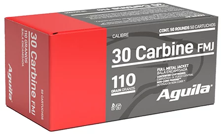 Aguila .30 Carbine 110gr Brass – 50rd