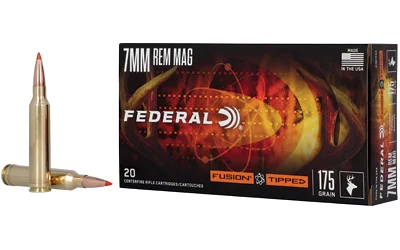 Fusion 7mm Rem Mag 175gr BONDED Brass – 20rd