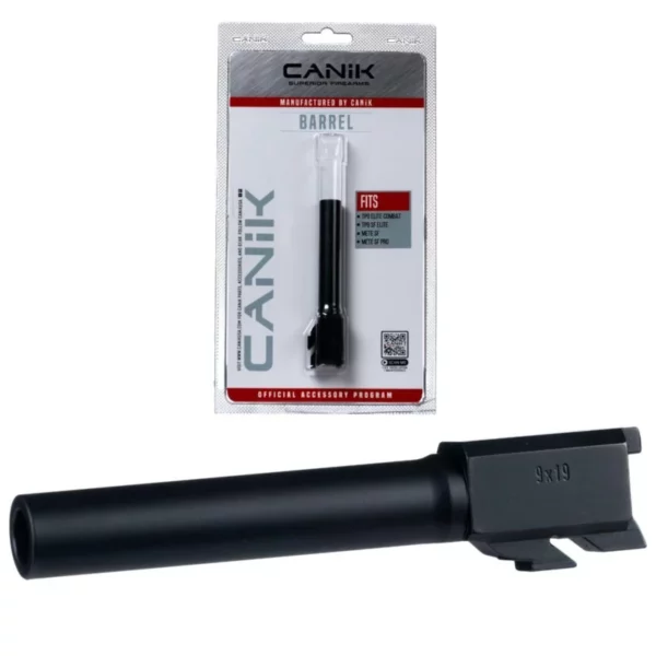 Canik Steel Drop in Barrel for Select 9mm Canik Pistols Compact Black